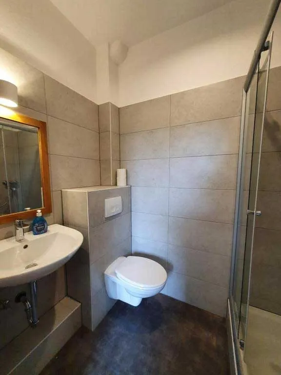 Standard Einzelzimmer: Badezimmer mit Dusche