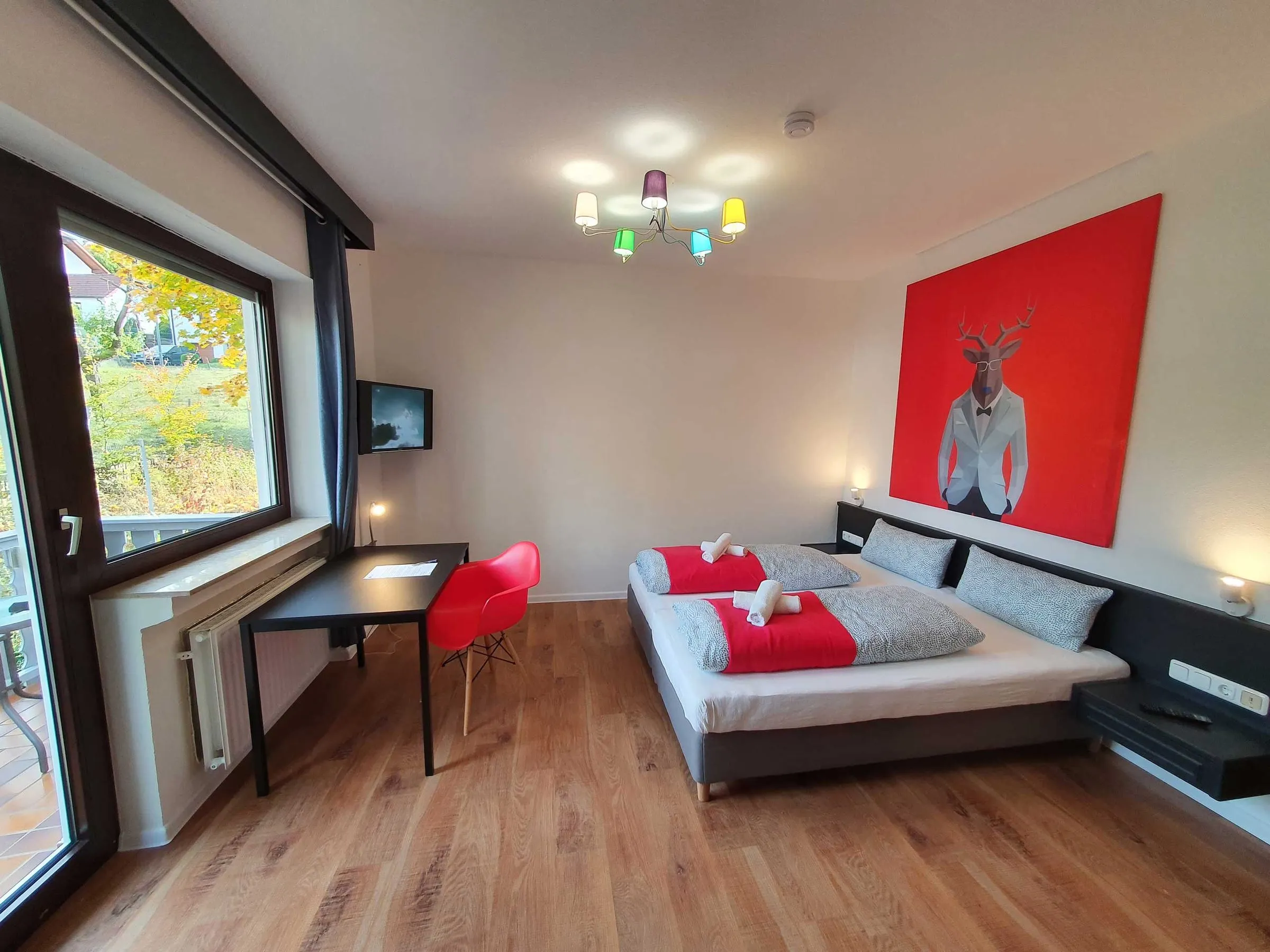 Familiensuite mit Balkon im Hotel Biebertal