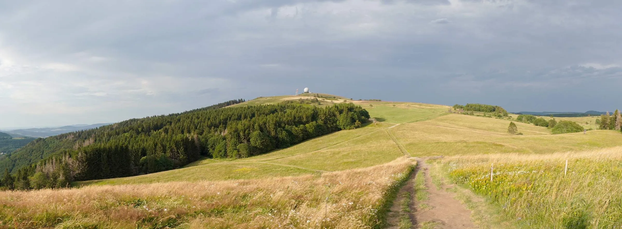 Wiesenweg über die Höhen der Rhön